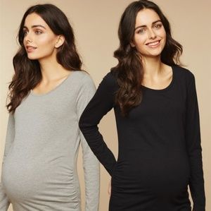2 PACK Bump Start long sleeve tees